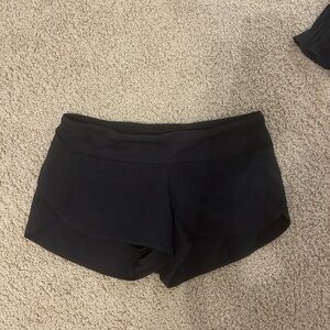 lululemon athletica Black Speed up shorts